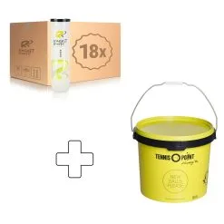 Racket Roots Training Tennisball 18 Tubi Da 4 In Aggiunta Secchiello Per Palline