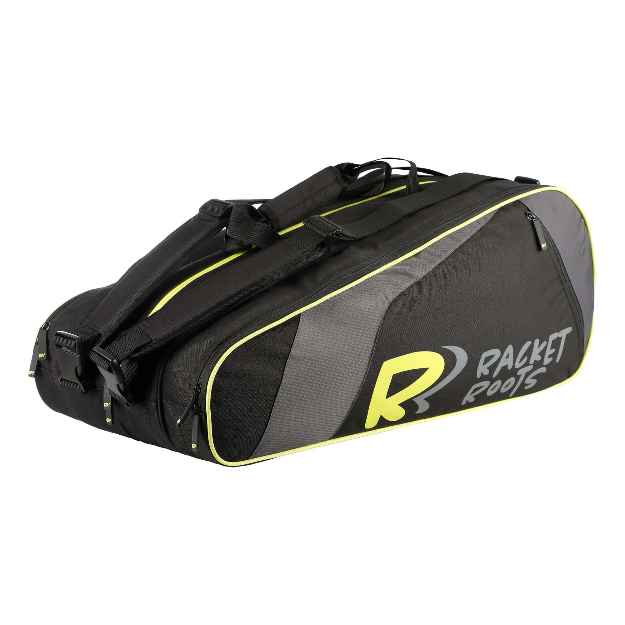 Racket Roots Paxxii R6 Every Day Borsa Per Racchetta Da 6 - Nero, Antracite