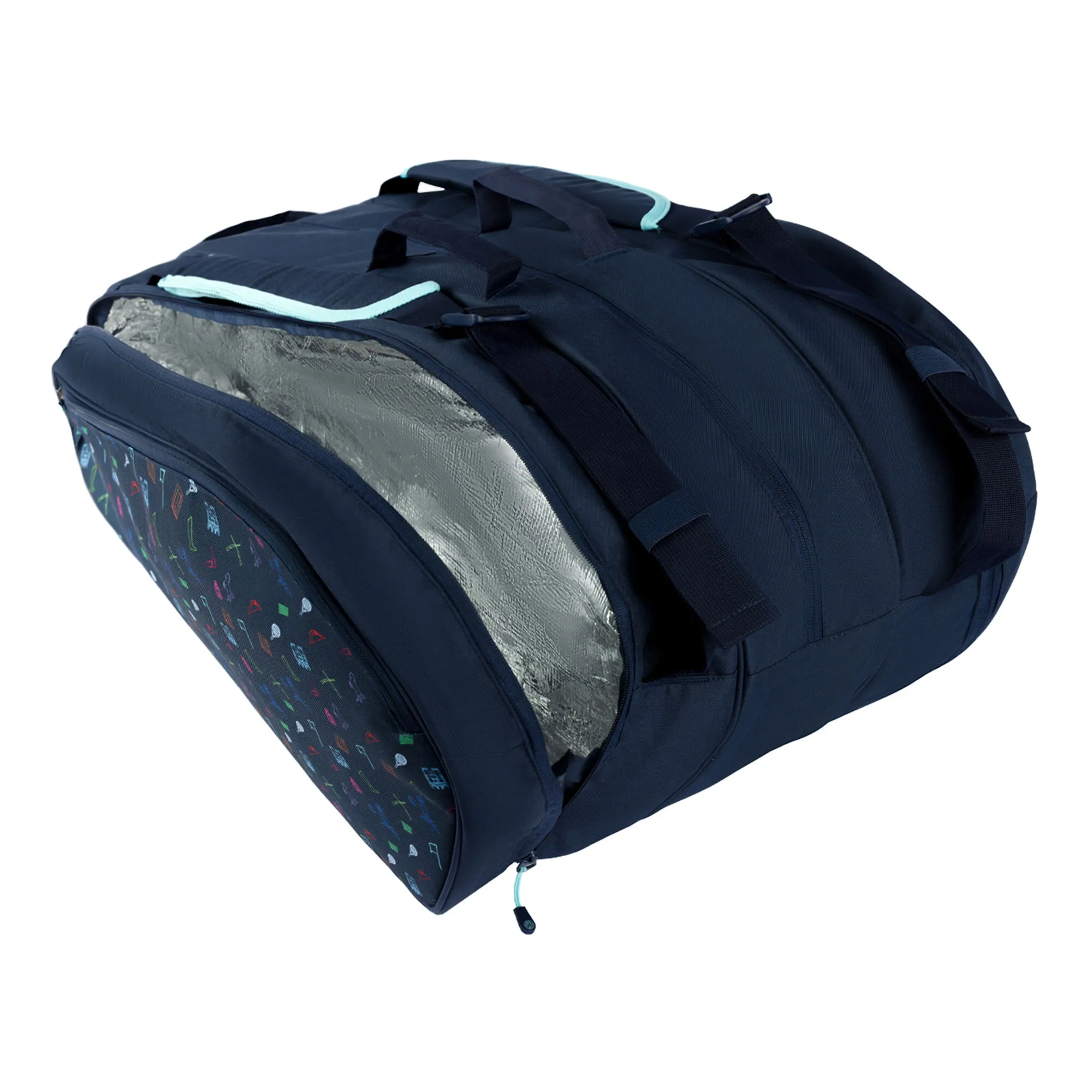 BIDI BADU Selecus Borsa Per Racchetta - Blu Scuro, Multicolore - immagine 3