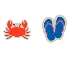 GAMMA String Things Krebs, Flip Flops Antivibrazioni In Confezione Doppia - Arancione, Blu