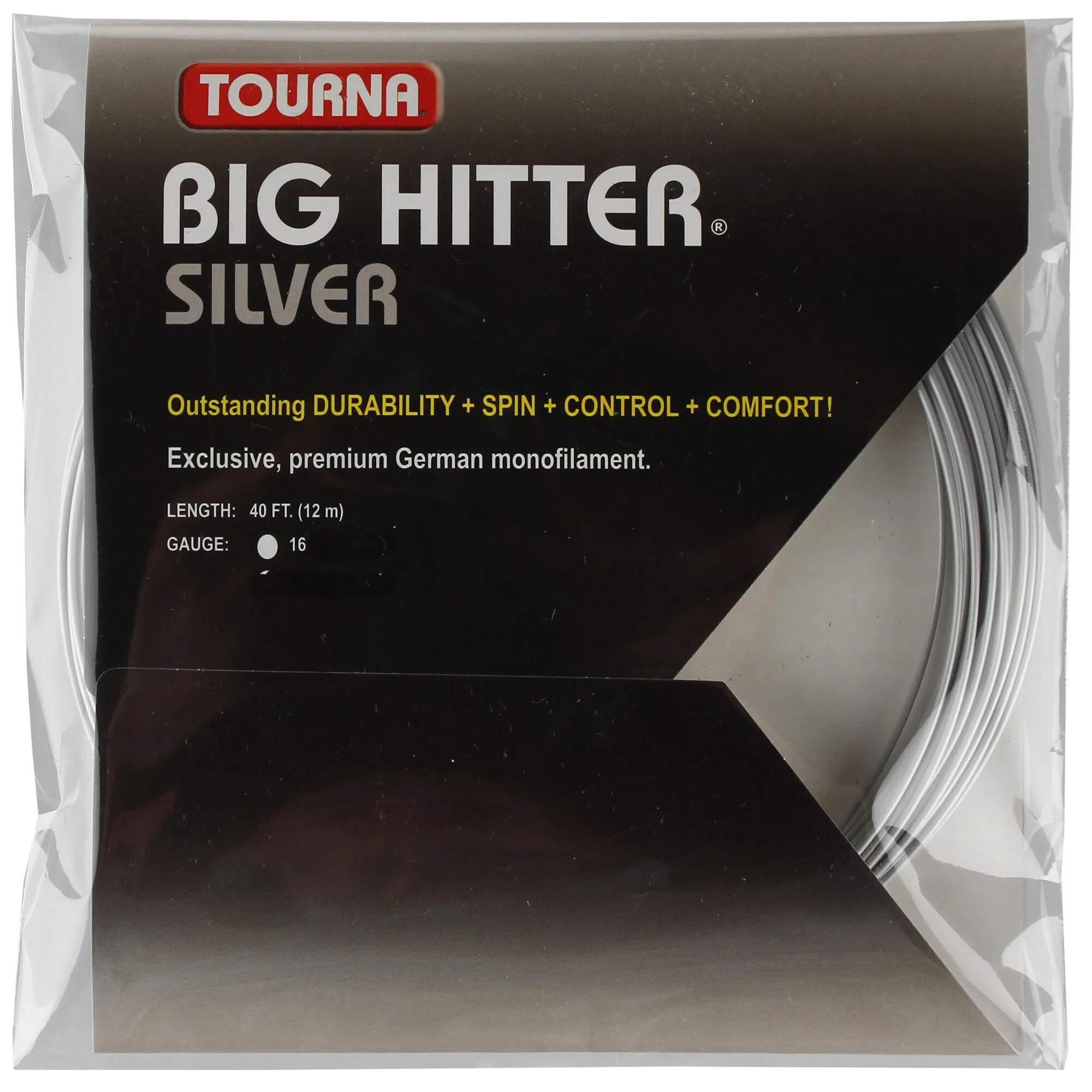 Tourna Big Hitter Set Di Corde 12m - Argento