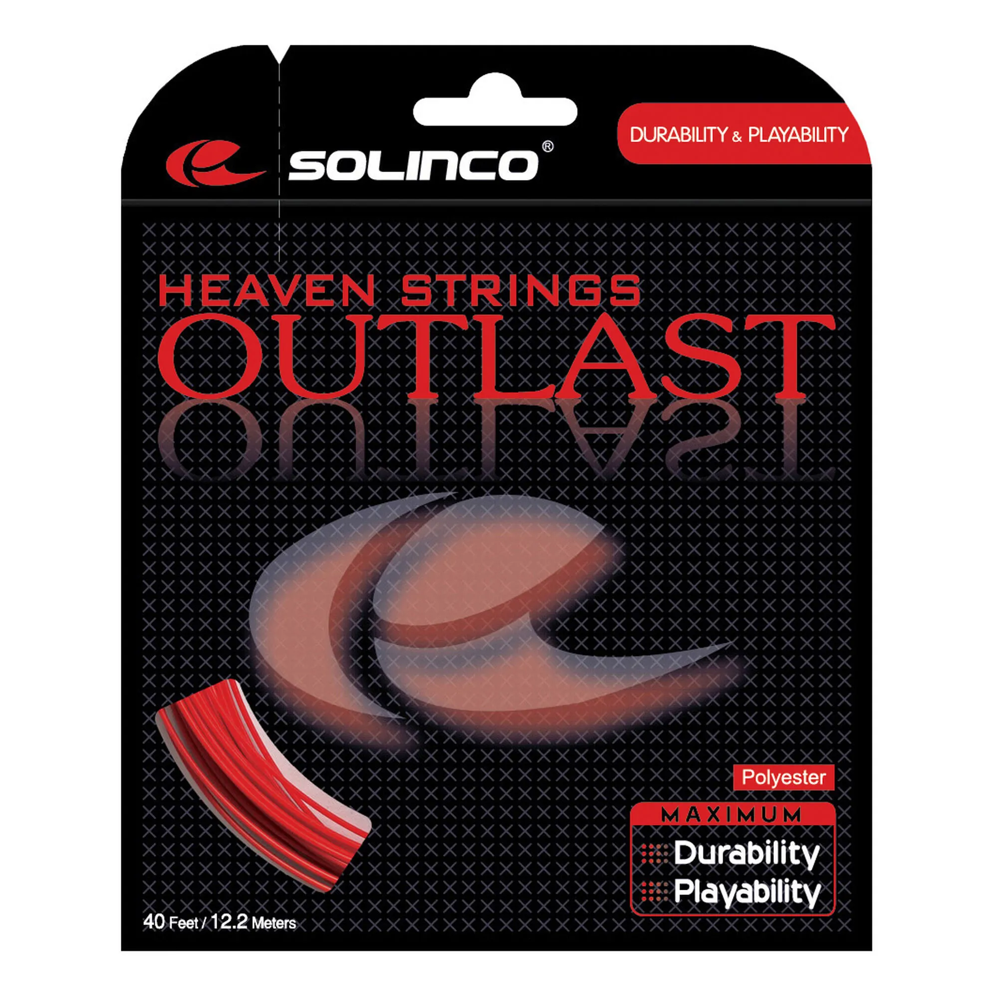 Solinco Outlast Set Di Corde 12,2m - Rosso