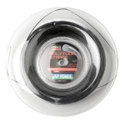 YONEX Poly Tour Strike Rotolo Di Corde 200m - Nero