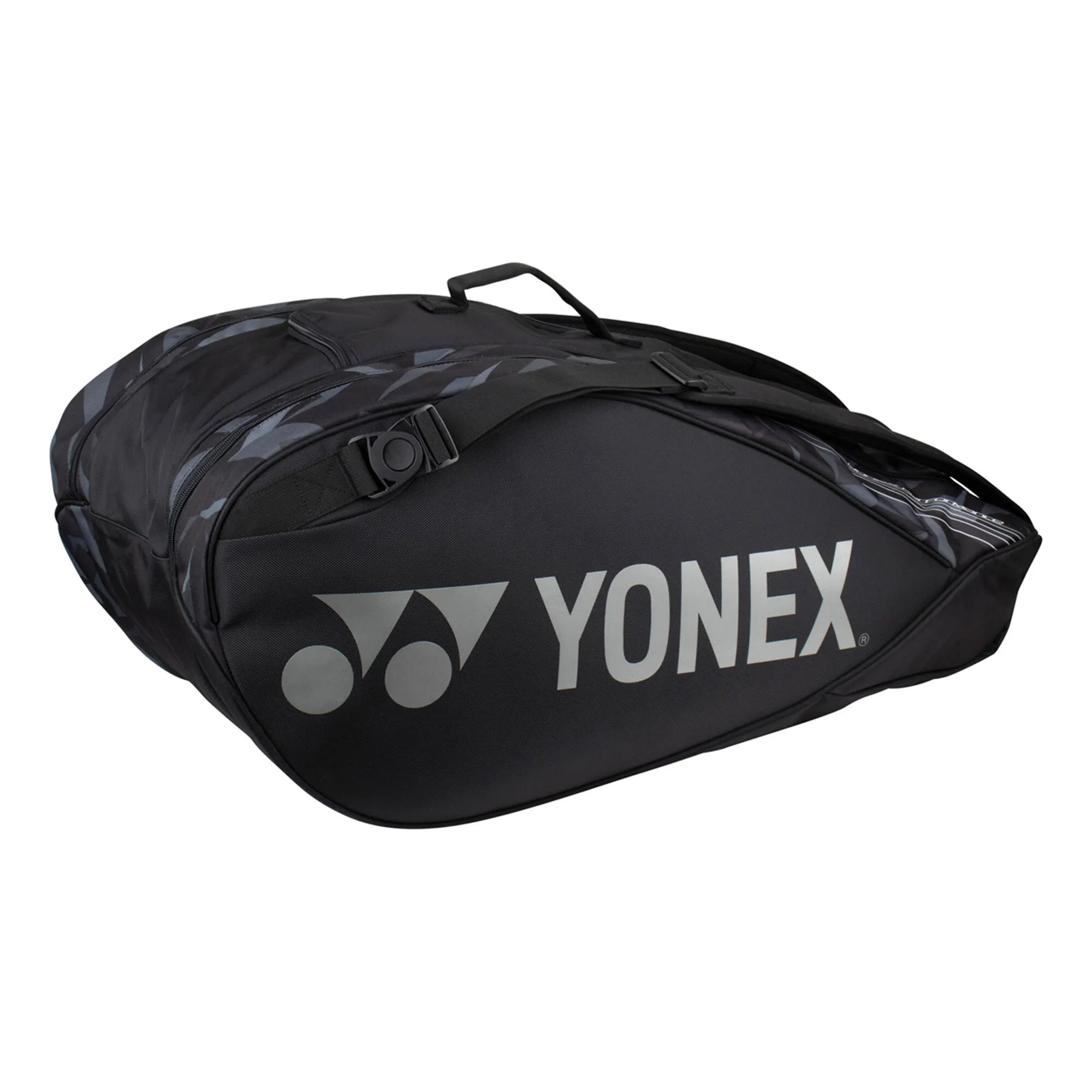 YONEX Pro Racquet Bag Borsa Per Racchetta Da 9 - Nero, Grigio - immagine 2