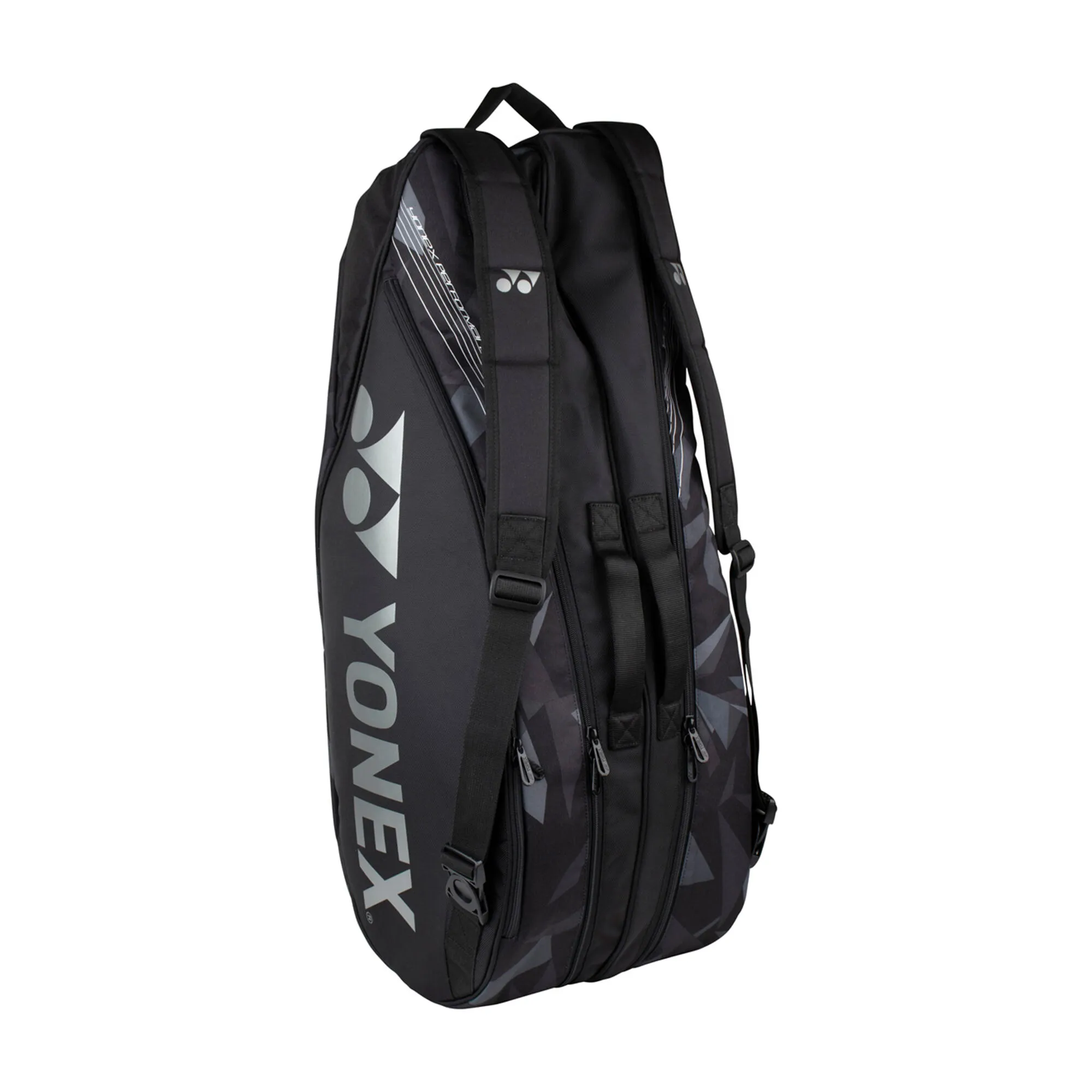 YONEX Pro Racquet Bag Borsa Per Racchetta Da 6 - Nero, Grigio - immagine 2