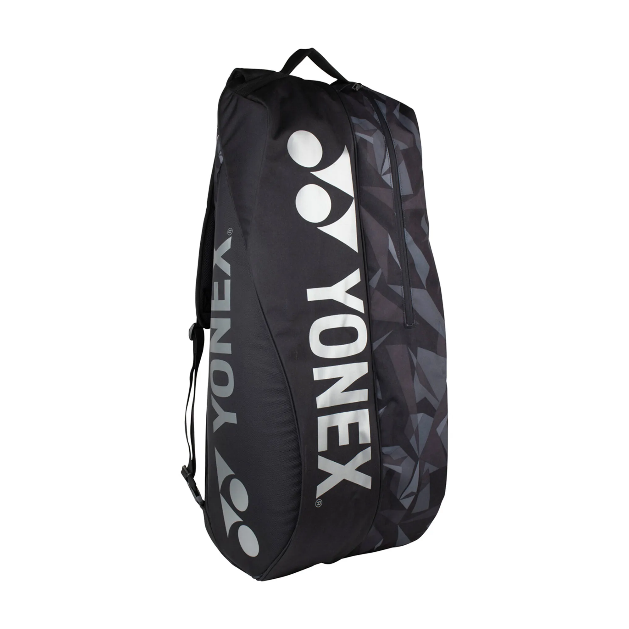 YONEX Pro Racquet Bag Borsa Per Racchetta Da 6 - Nero, Grigio - immagine 5