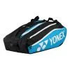 YONEX Club Line Racket Bag Borsa Per Racchetta Da 12 - Blu, Nero