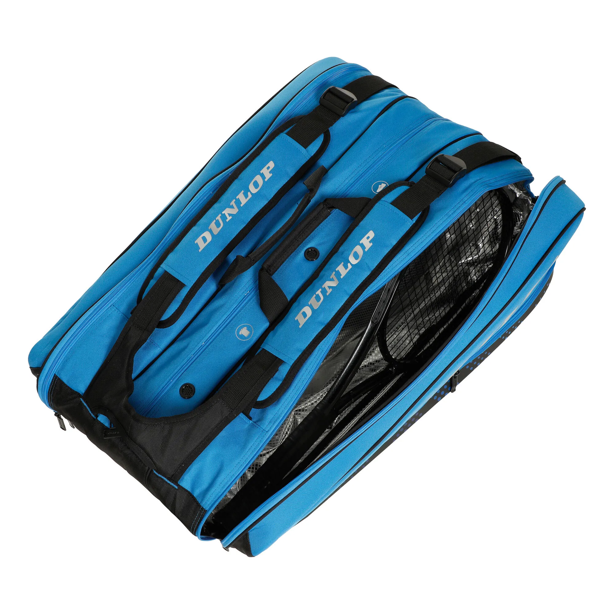 Dunlop FX Performance Borsa Per Racchetta Da 12 - Blu, Nero - immagine 4