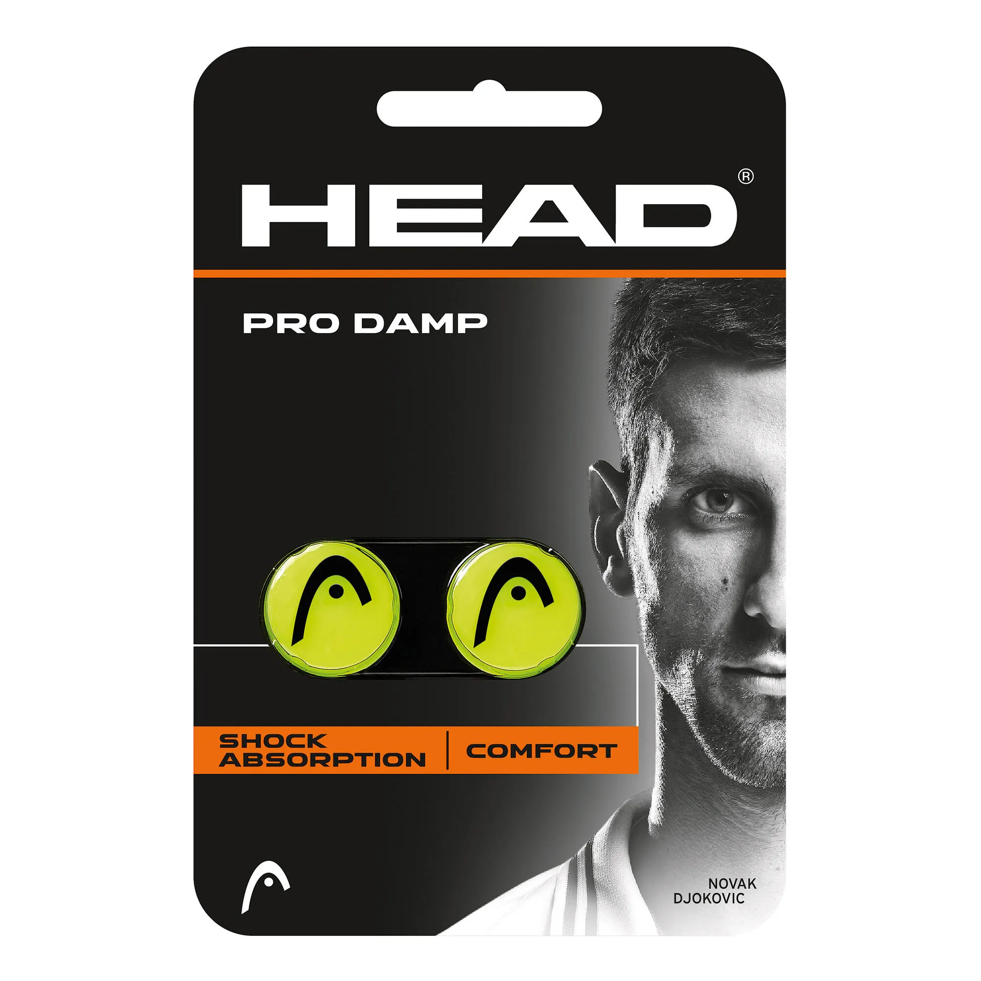 Head Pro Damp Antivibrazioni Confezione Da 2 - Giallo