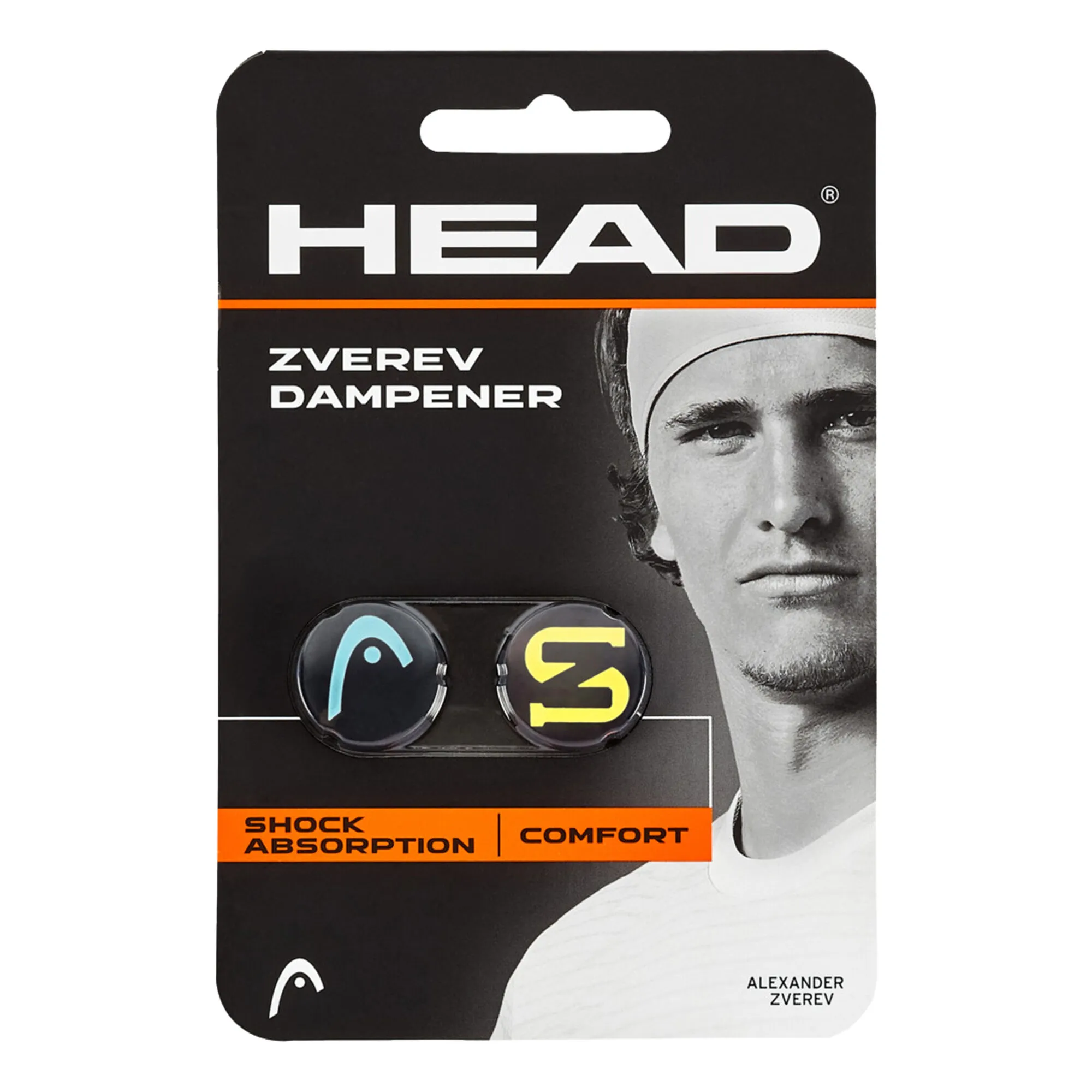 Head Zverev Antivibrazioni Confezione Da 2 - Blu, Giallo