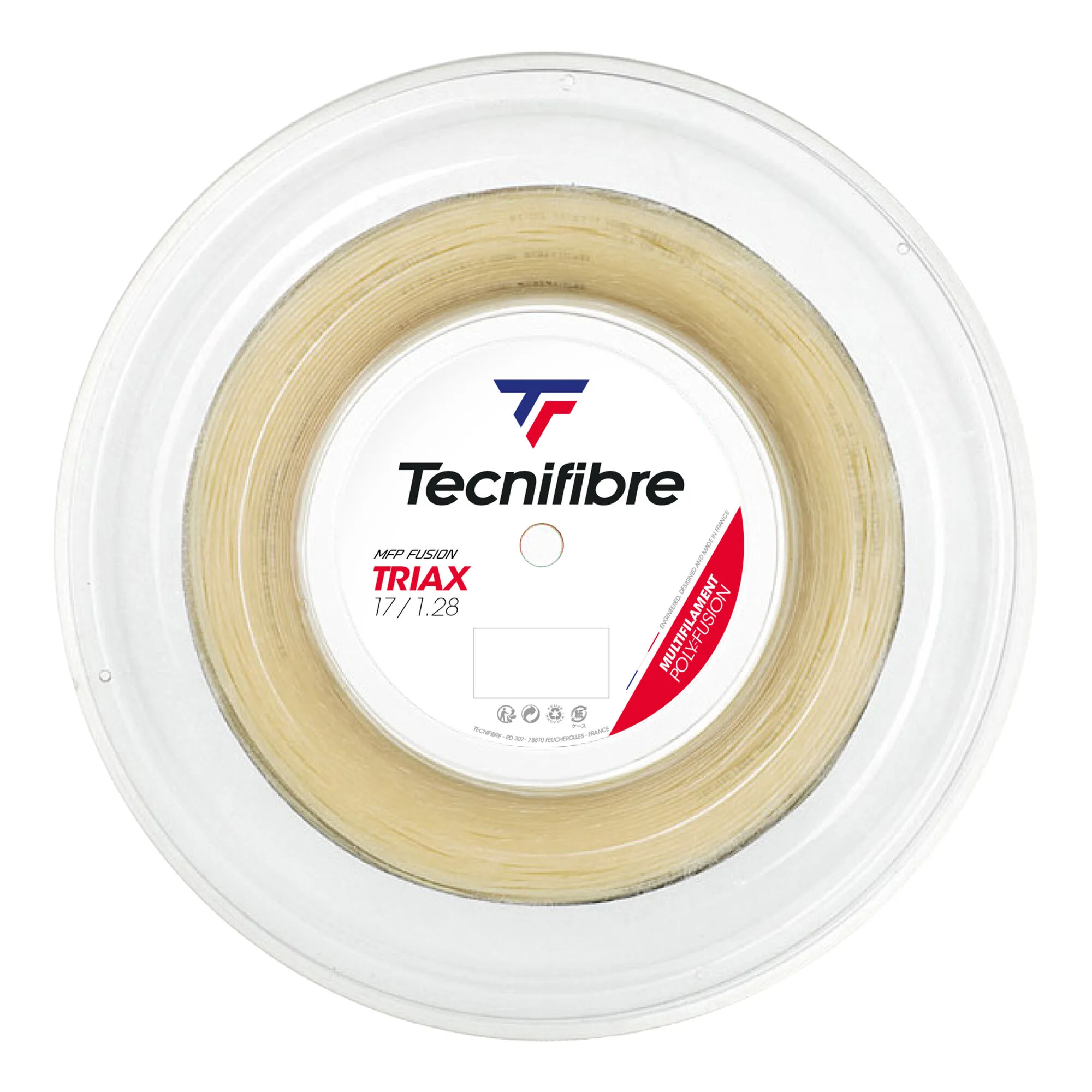 TECNIFIBRE Triax Rotolo Di Corde 200m - Colori Naturali