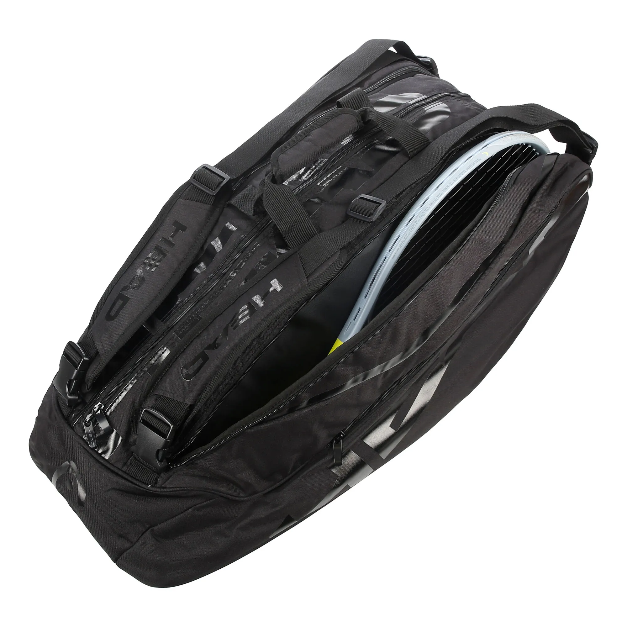 Head Team 12R Monstercombi Borsa Per Racchetta Edizione Speciale - Nero - immagine 5