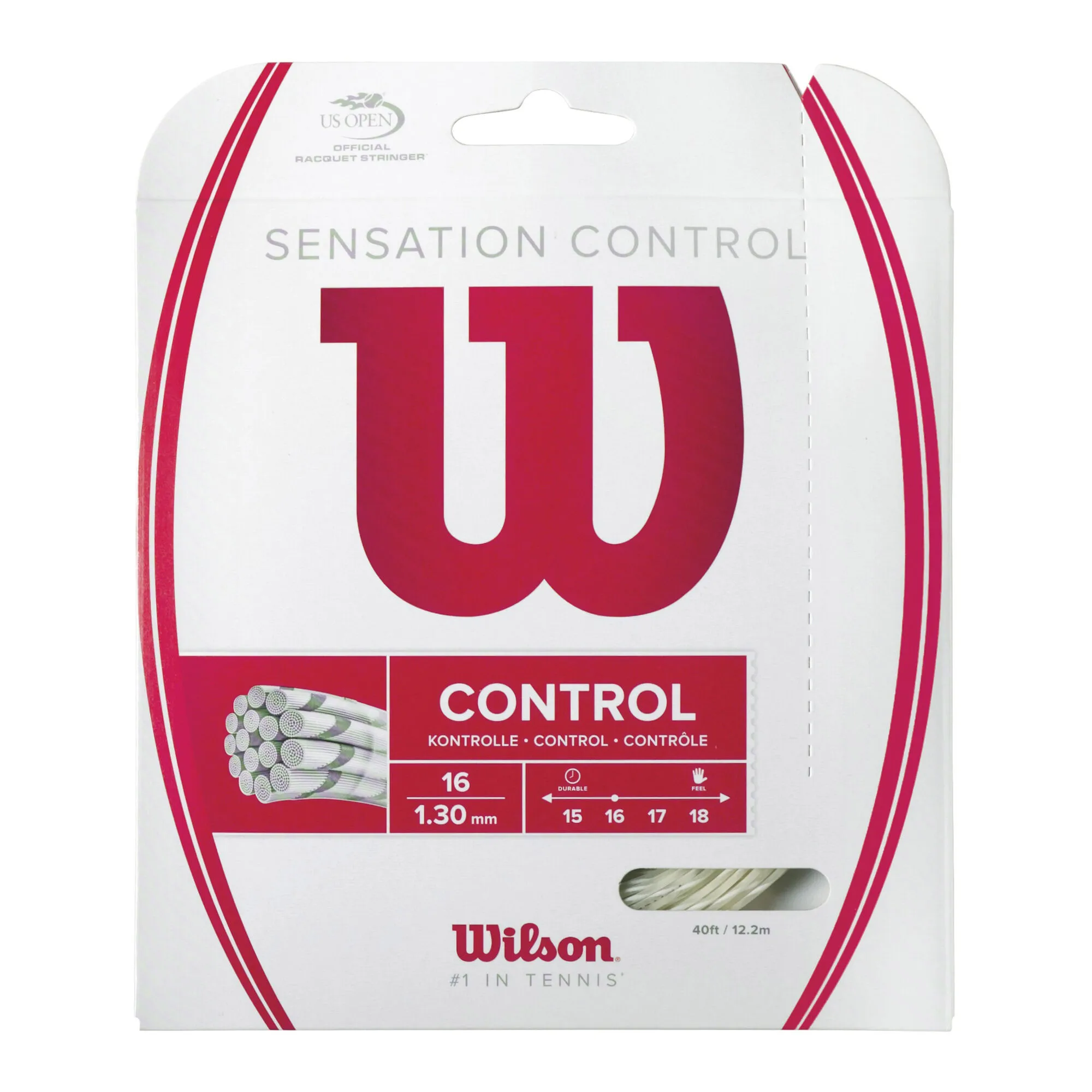 Wilson Sensation Control Set Di Corde 12,2m - Colori Naturali