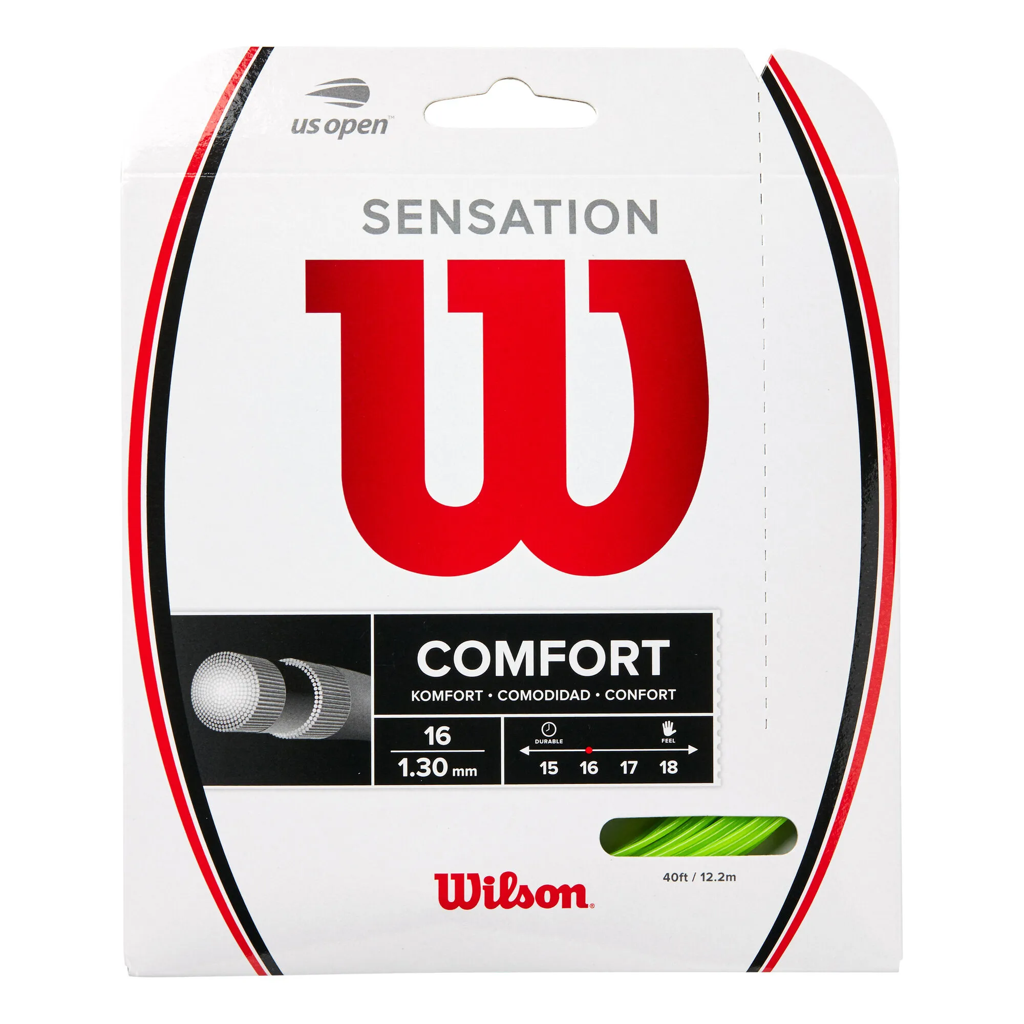 Wilson Sensation 16 12m Set Di Corde - Verde Neon