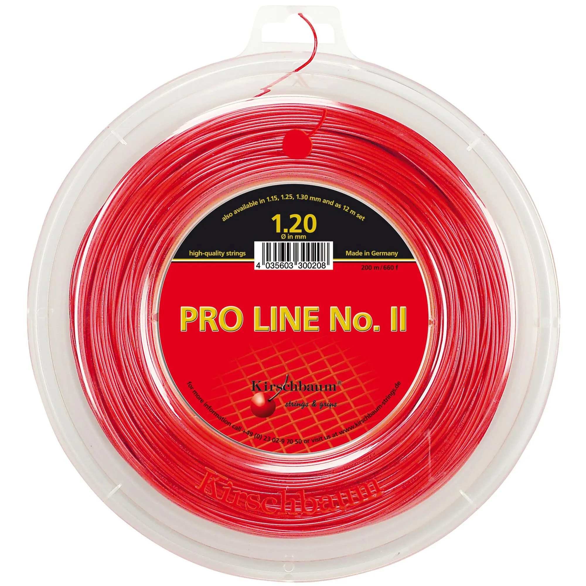 KIRSCHBAUM Pro Line No. II Rotolo Di Corde 200m - Rosso - immagine 2