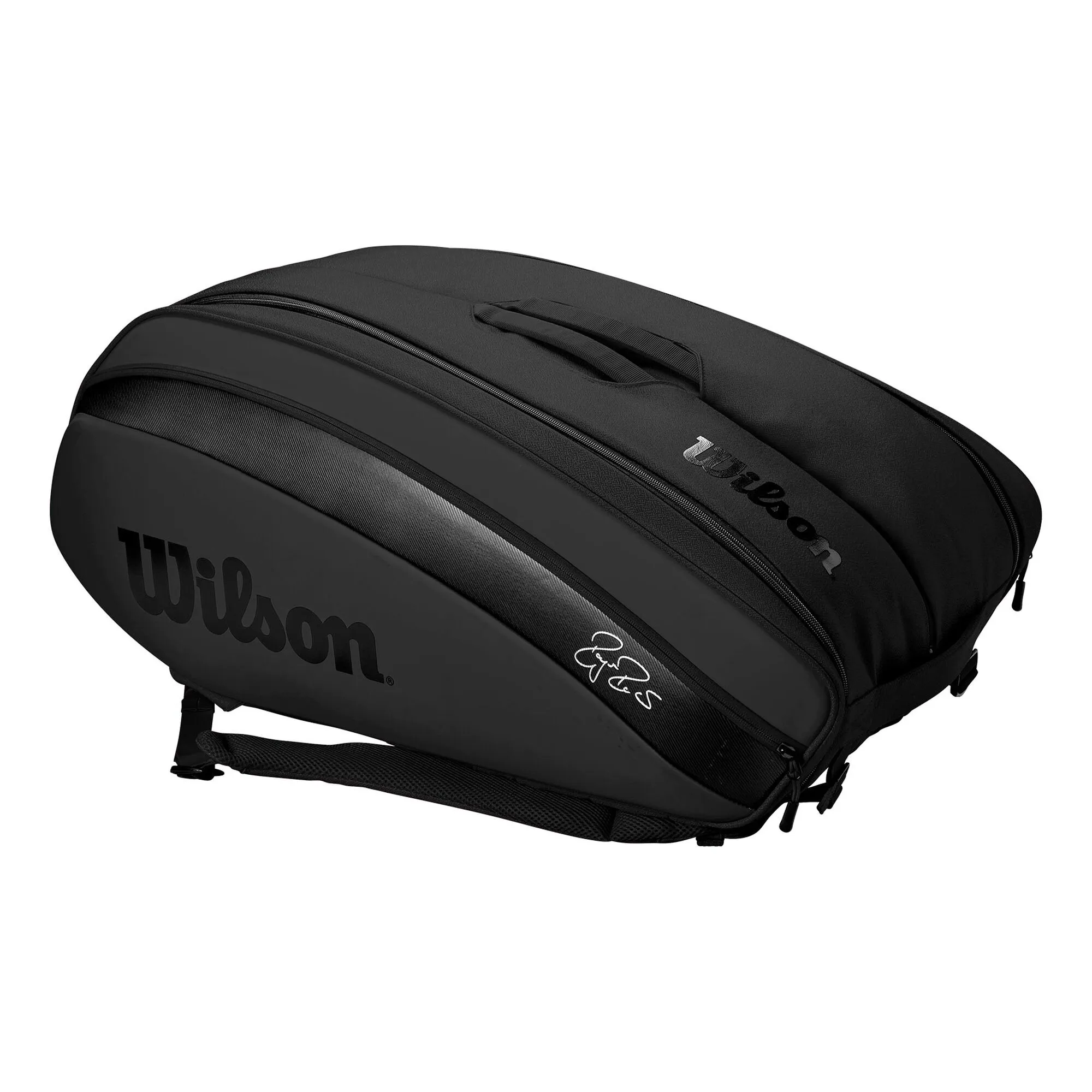 Wilson Federer DNA Borsa Per Racchetta Da 12 - Nero, Nero Opaco - immagine 2