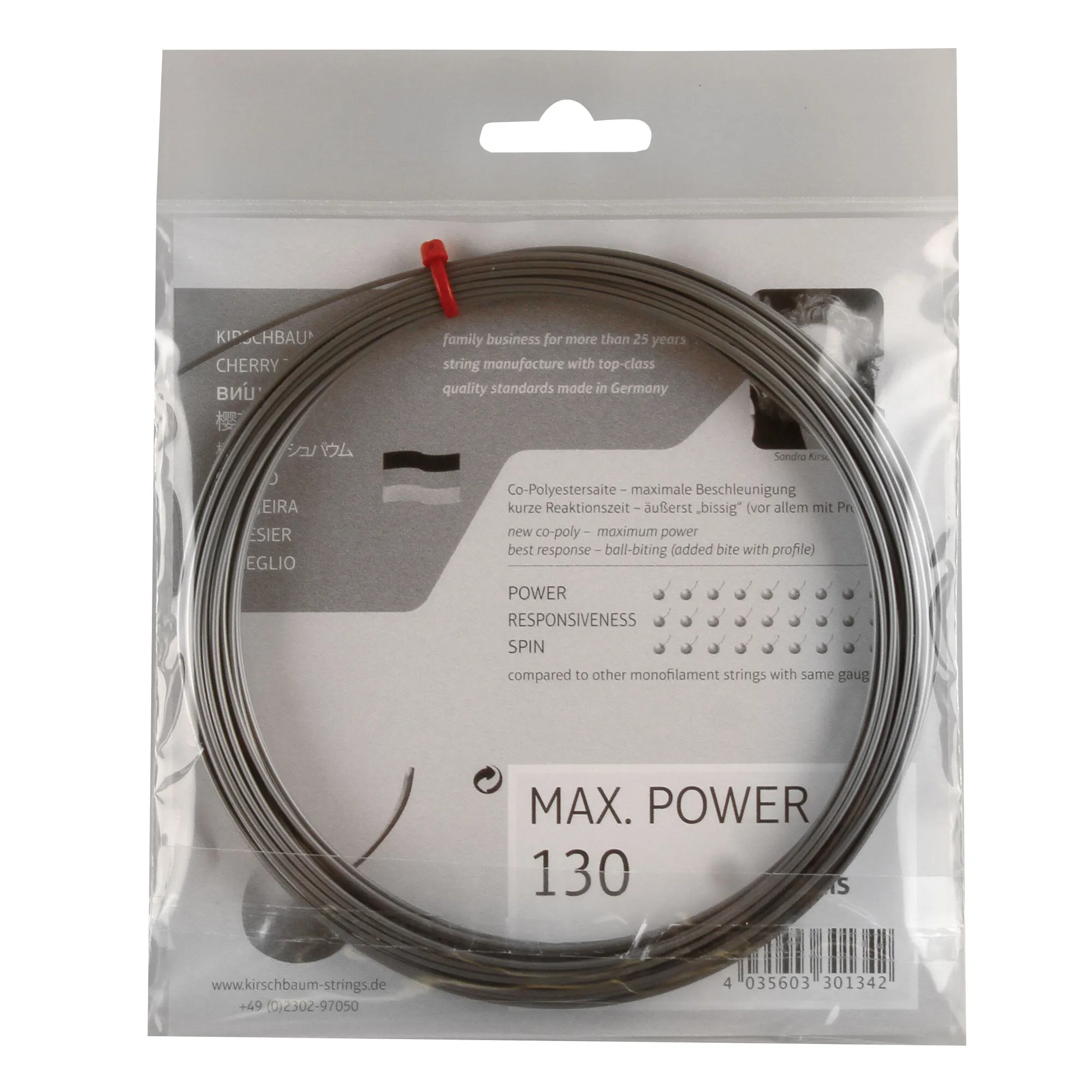 KIRSCHBAUM Max Power Set Di Corde 12m - Antracite - immagine 2