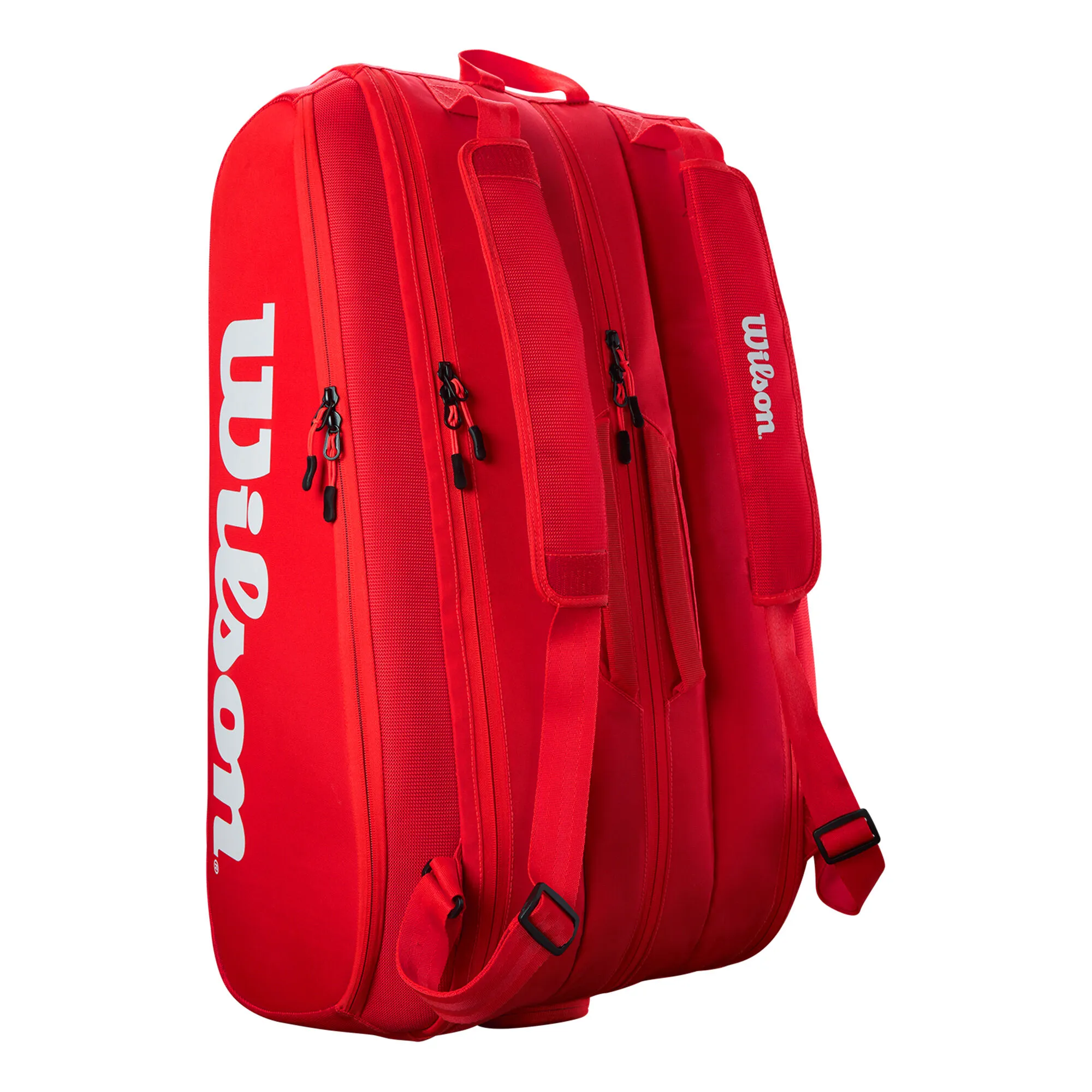 Wilson Super Tour Borsa Per Racchetta Da 15 - Rosso, Bianco - immagine 2
