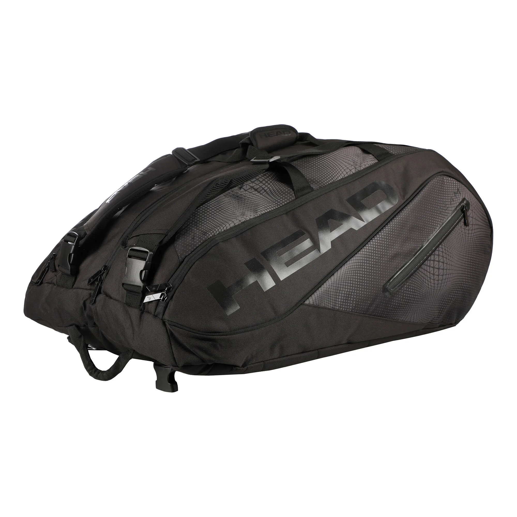 Head Tour Team 15R Megacombi Borsa Per Racchetta Edizione Speciale - Nero, Nero Brillante