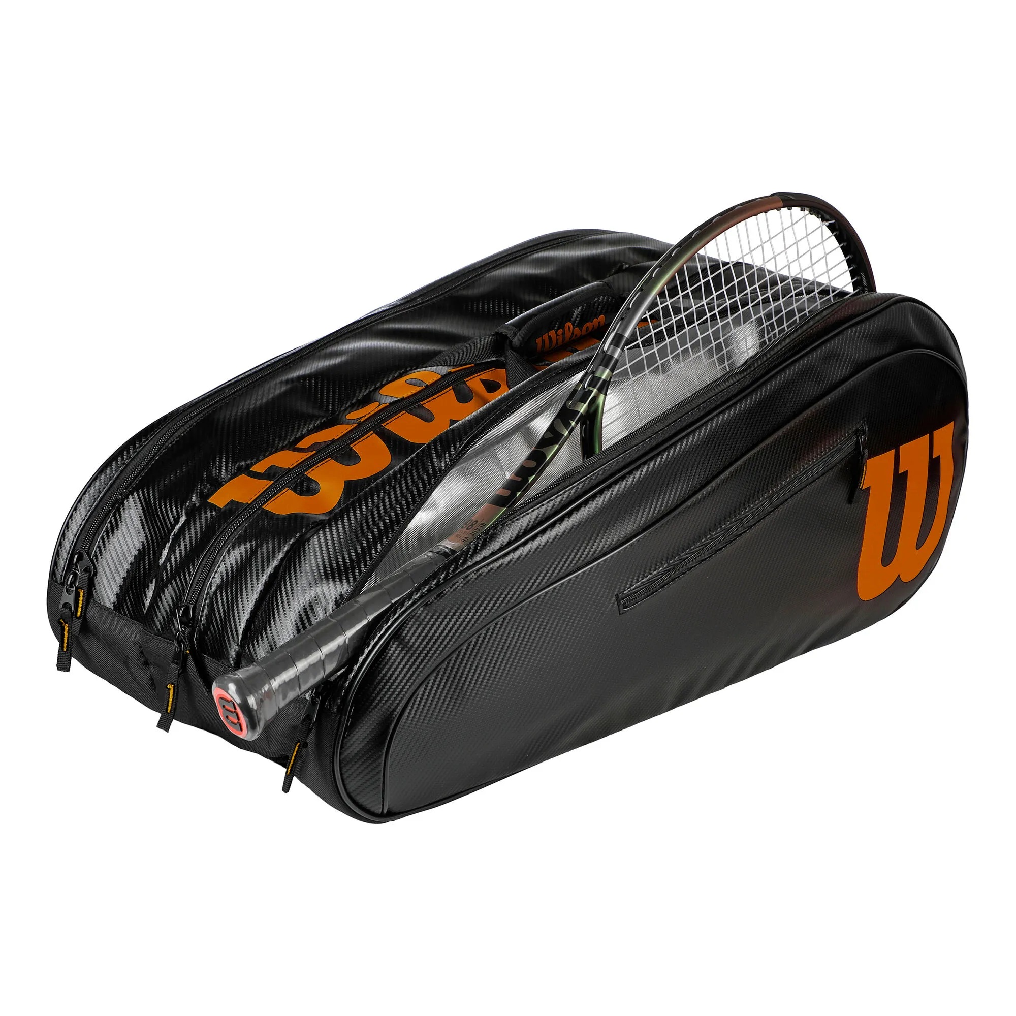 Wilson Elite Borsa Per Racchetta Da 15 Edizione Speciale - Nero, Beige - immagine 5