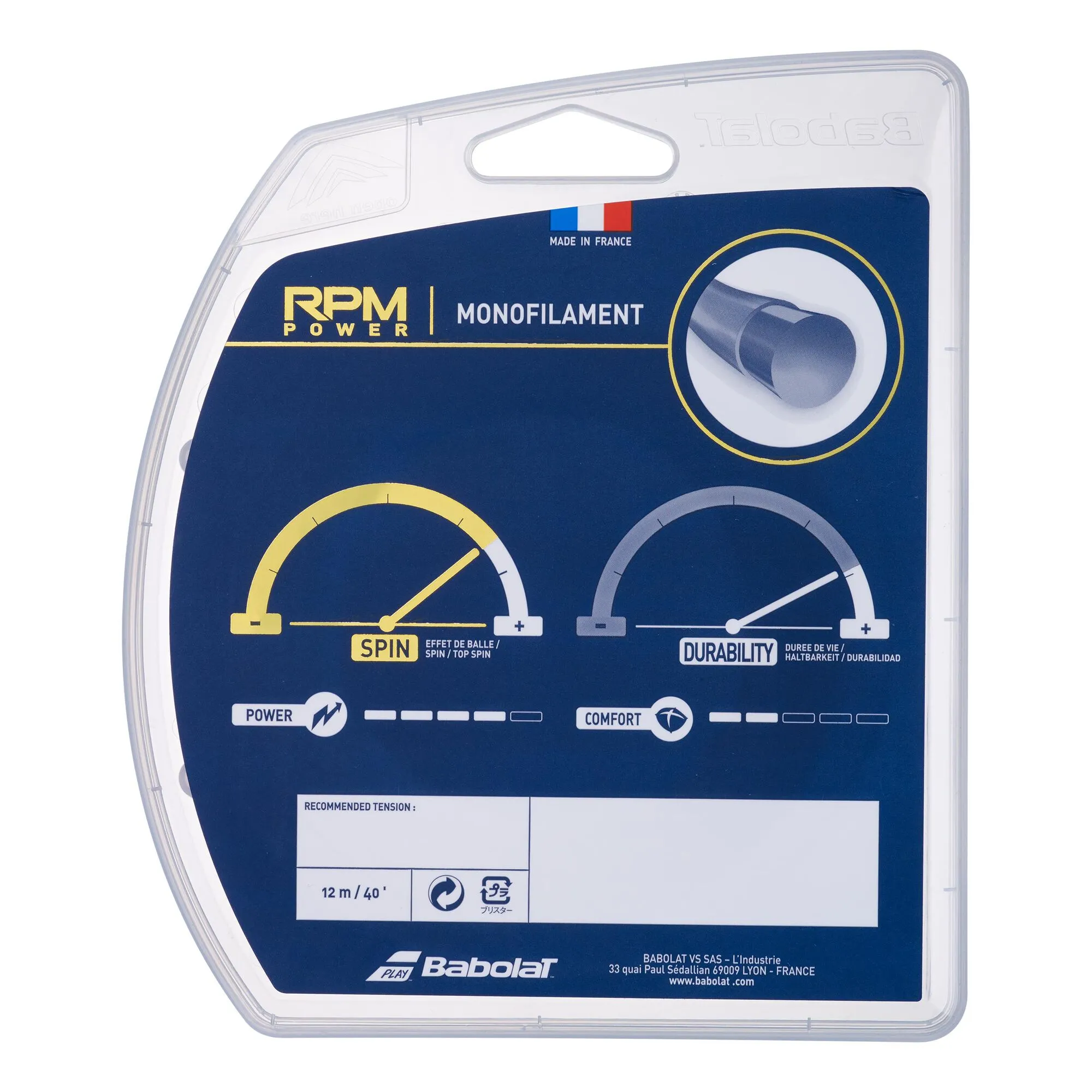 Babolat RPM Power Set Di Corde 12m - Marrone - immagine 2