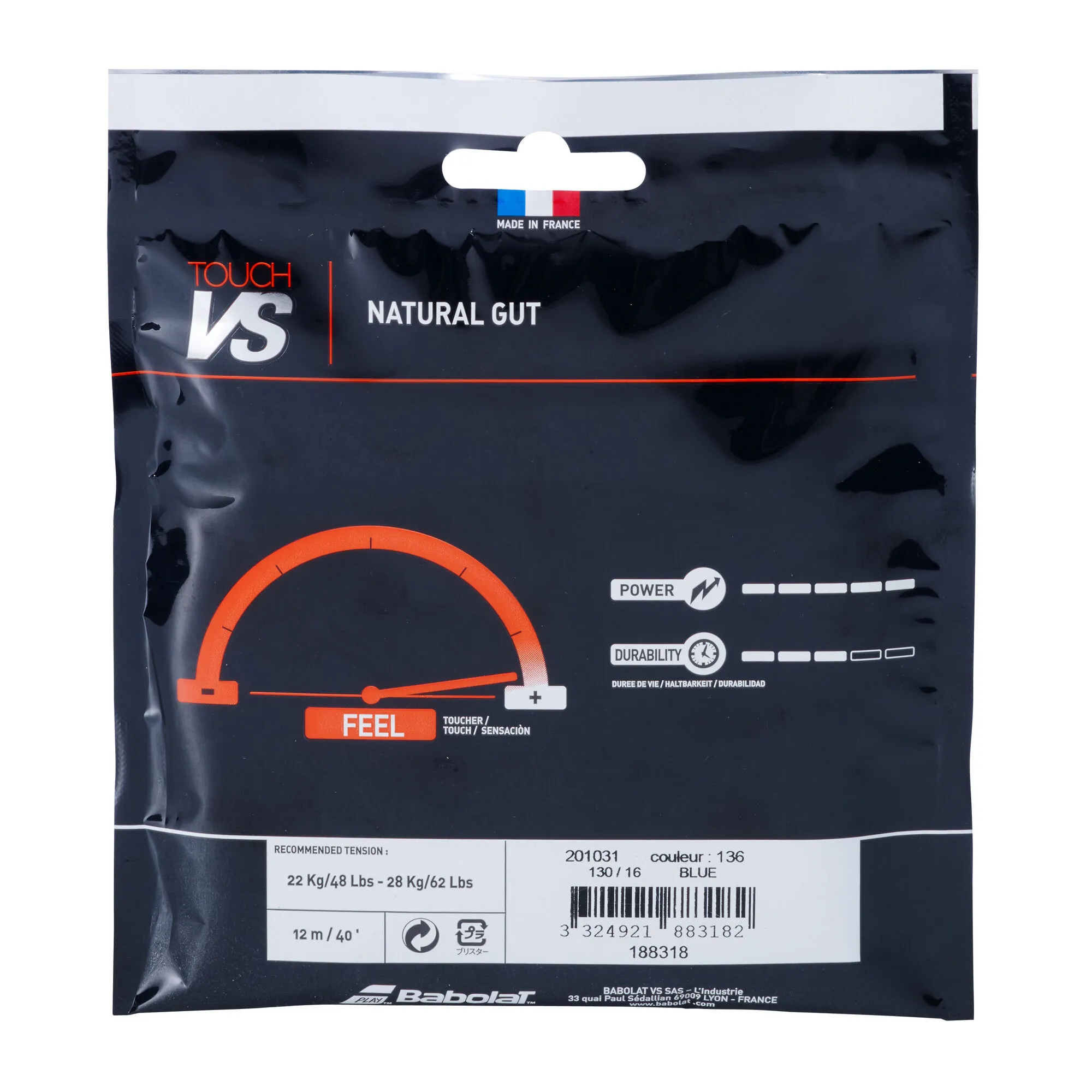 Babolat Touch Vs Set Di Corde 12m - Blu - immagine 2