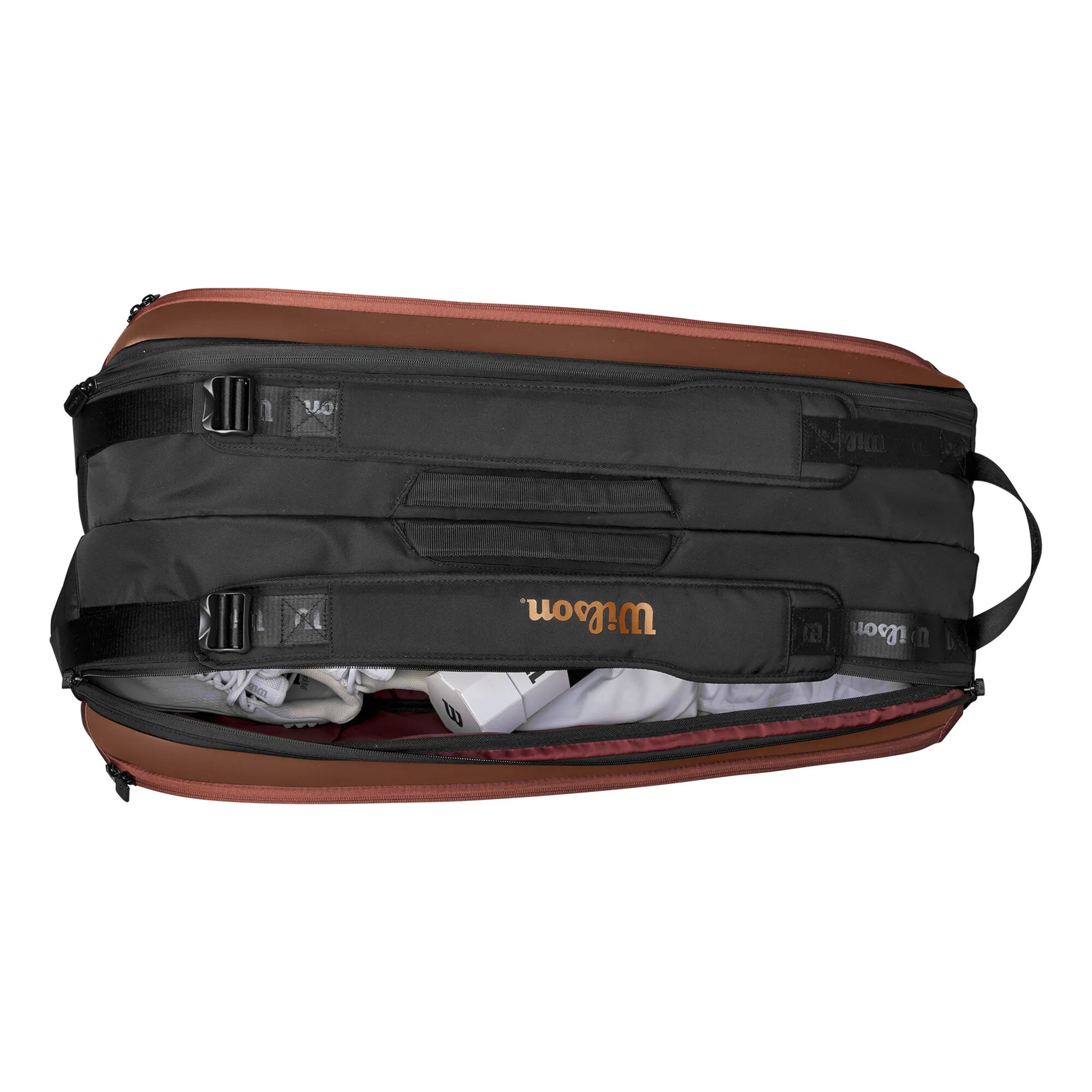 Wilson Super Tour Pro Staff V14 Borsa Per Racchetta Da 9 - Bronzo - immagine 4