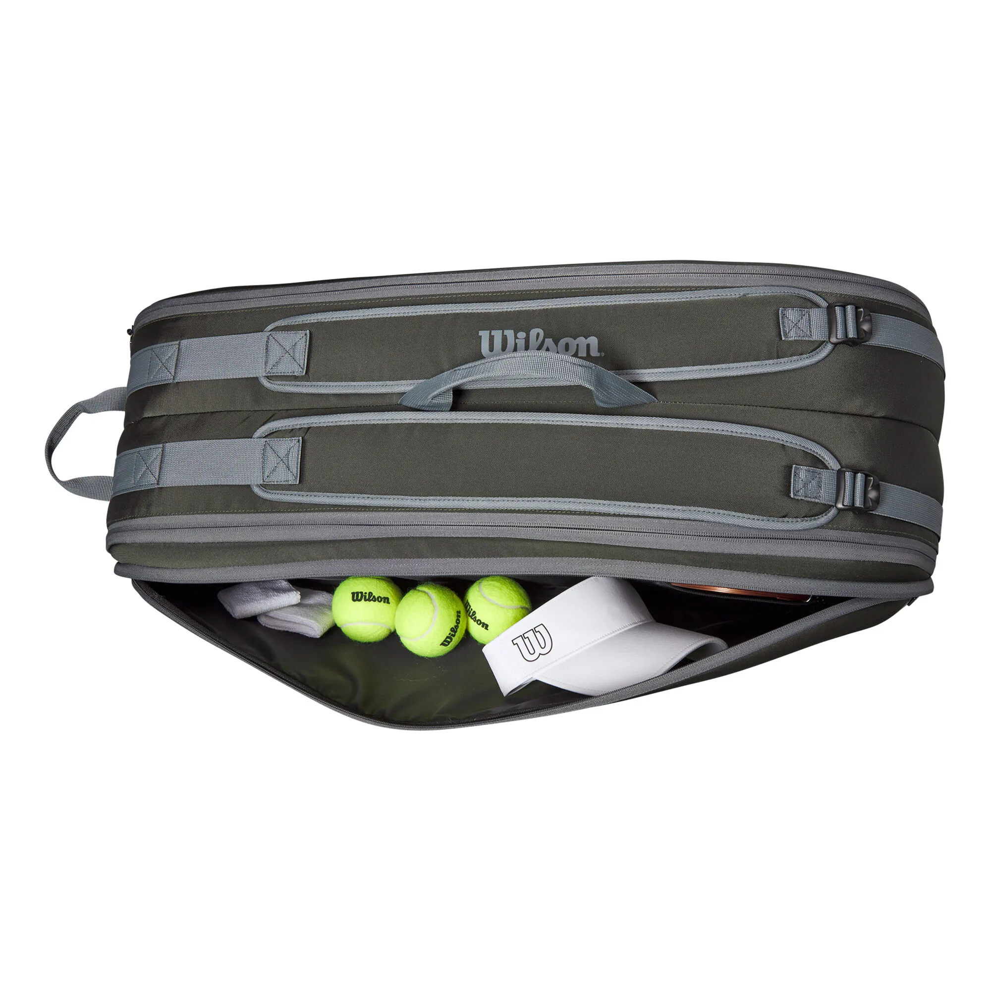 Wilson Tour Borsa Per Racchetta Da 6 - Verde Scuro - immagine 3