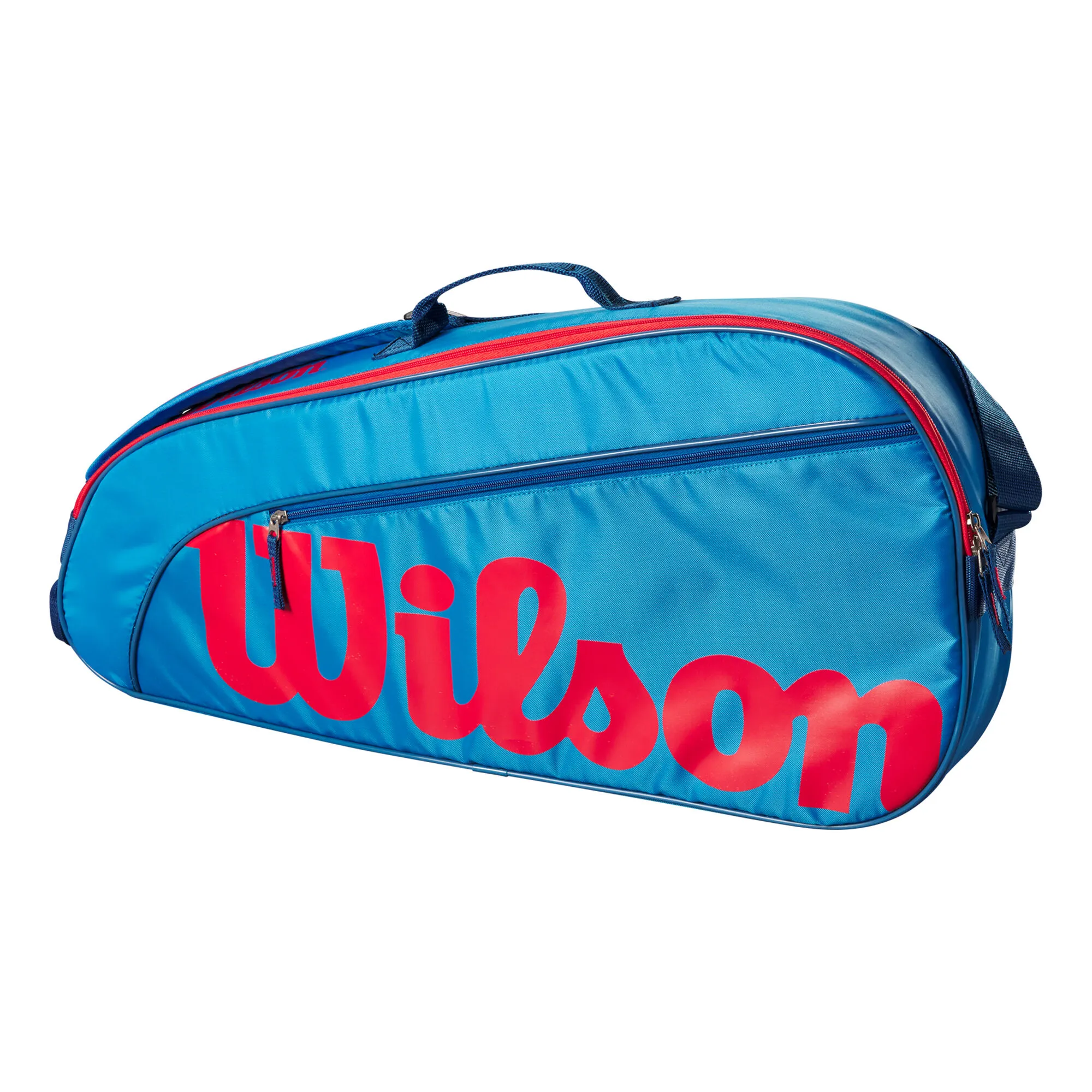 Wilson Junior Borsa Per Racchetta Da 3 - Blu, Arancione - immagine 6