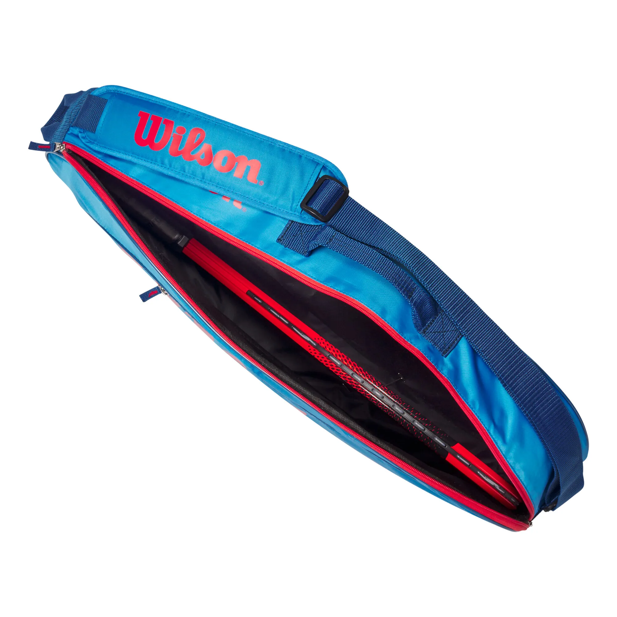 Wilson Junior Borsa Per Racchetta Da 3 - Blu, Arancione - immagine 3