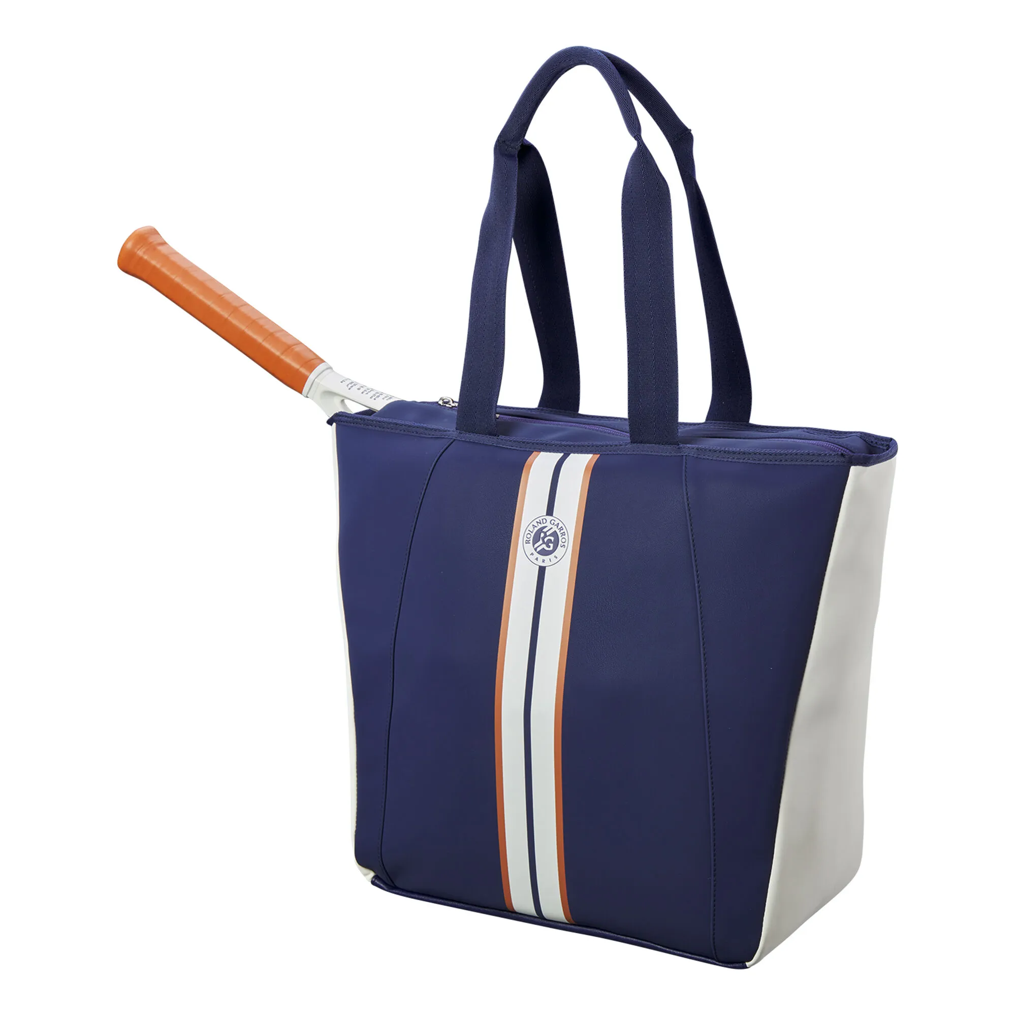 Wilson Roland Garros Premium Tote Borsa Sportiva - Blu Scuro, Crema - immagine 2