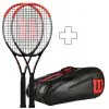 Wilson 2 Clash 100 Pro (Tour) In Aggiunta Borsa Per Racchetta