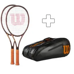 Wilson 2 Pro Staff 97 X In Aggiunta Borsa Per Racchetta